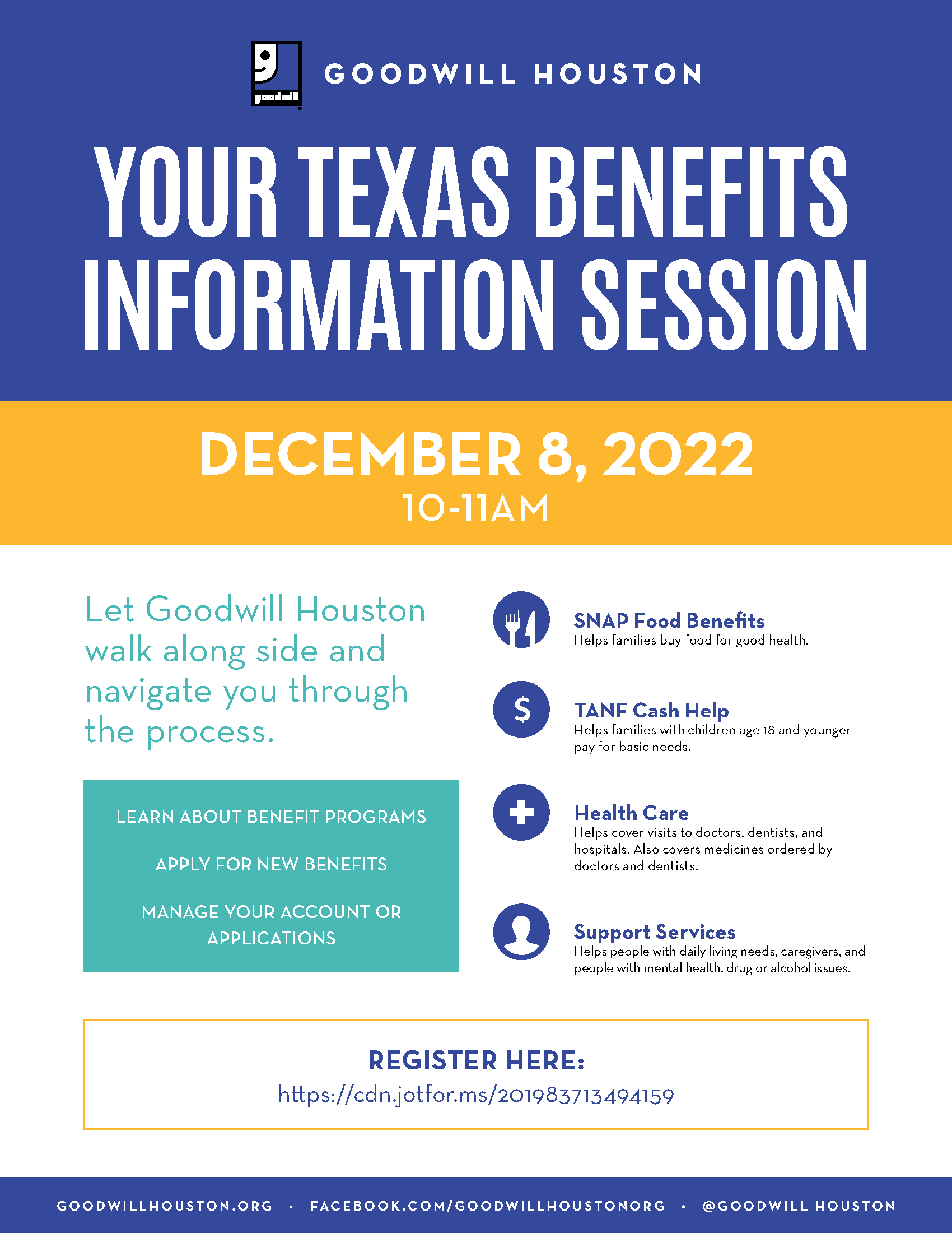 Your Texas Benefits Information Session 1