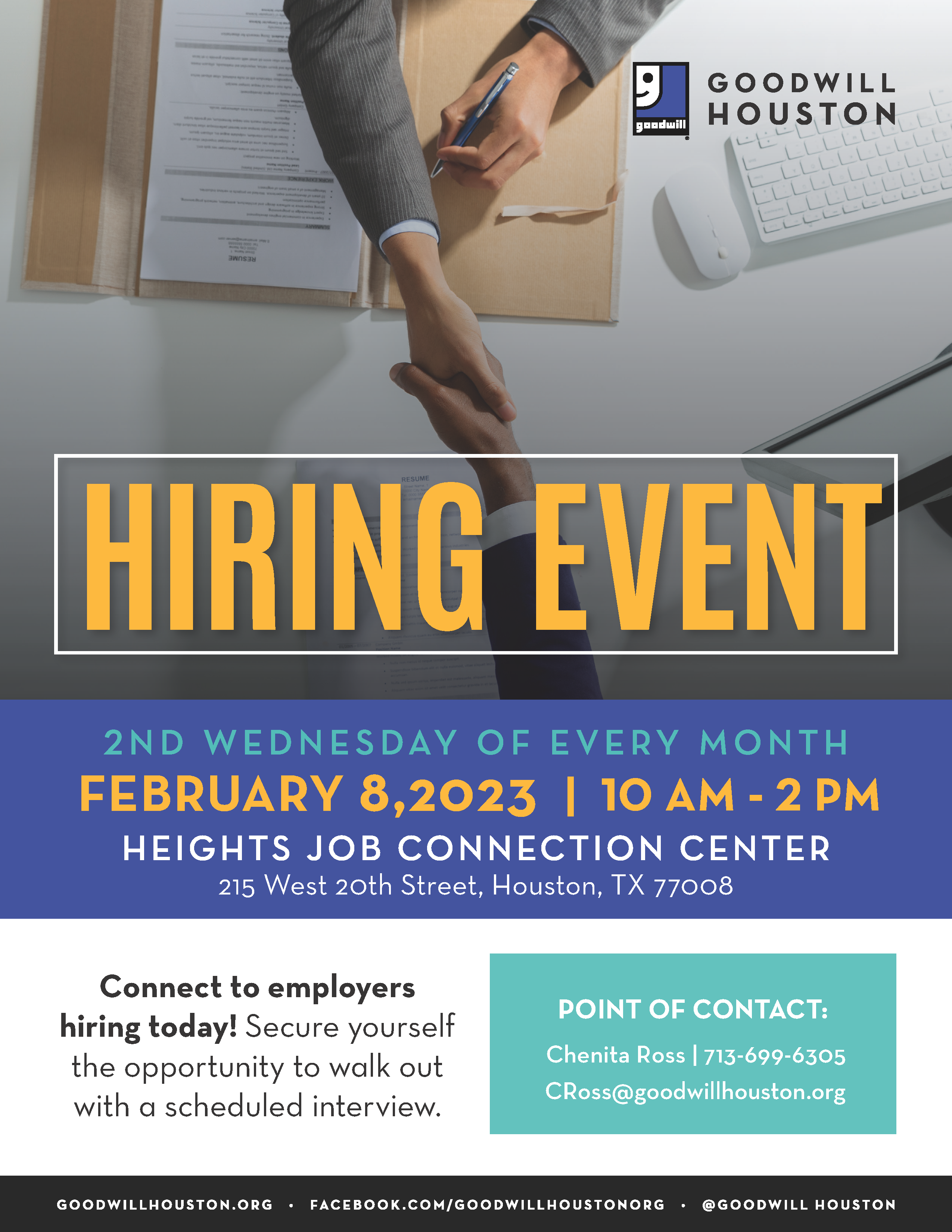 GWH Hiring Event Heights Career Center