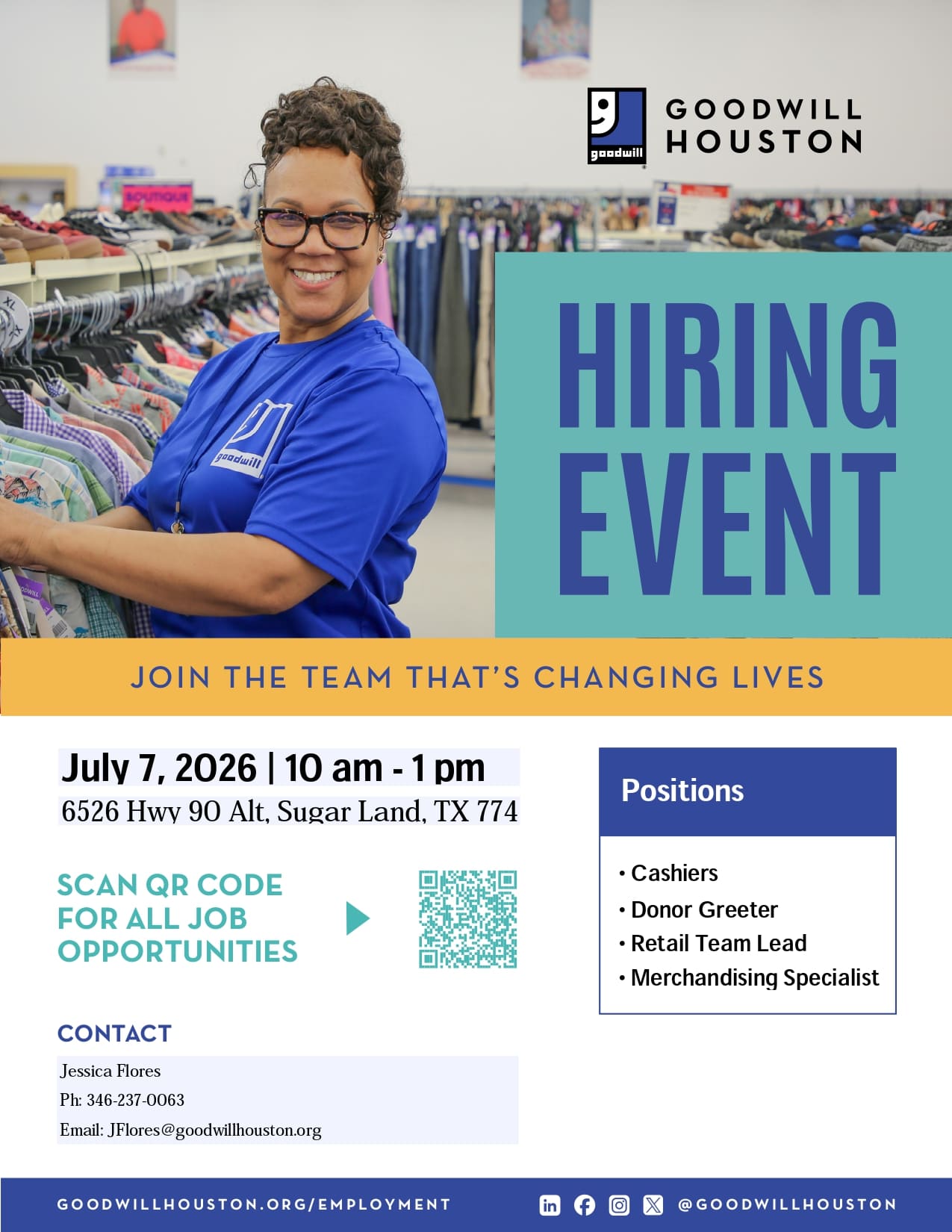 Sugar Land Hiring Event