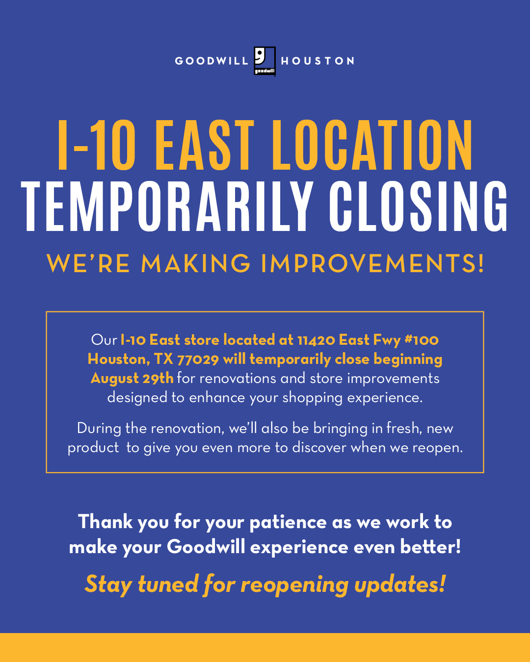 I storelocation closure social x gwh I storelocation closure social x gwh